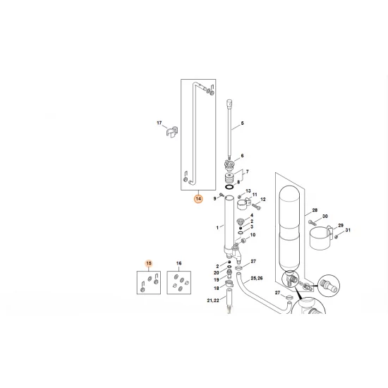 STIHL  Drążek 4247 760 8400